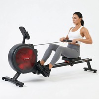 Mini rameur de gym multifonctionnel avec cadre en acier robuste pour la maison