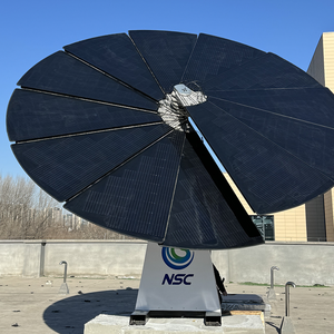 Suiveur <span class=keywords><strong>solaire</strong></span> industriel intelligent moderne en silicium monocristallin, MPPT 3kW, suivi triaxial, CE Shuangjiu, pour installation au sol - Product Image 4
