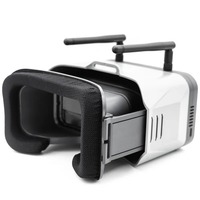 Gafas FPV EMAX Transporter II HD con Pantalla de 4.45 Pulgadas 720P, Receptor de Doble Antena de 5.8G 10CH, DVR Integrado y Batería de 2200mAh