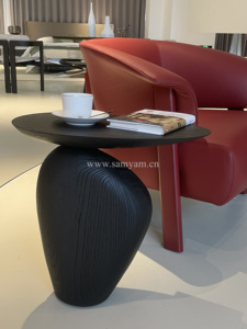 Hiện Đại Bắc Âu Tự Nhiên Gỗ Bên Bàn Trà Cho Phòng Khách Màu Đen Tro Gỗ Nhỏ <span class=keywords><strong>End</strong></span> Bảng - Product Image 6