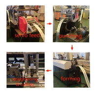 Machine de profilage de canaux en U haute résistance pour supports photovoltaïques et supports sismiques