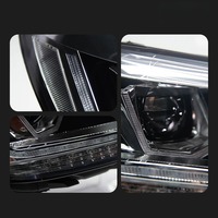Feux avant LED DRL améliorés avec clignotants pour Volkswagen Touran 2016-2020 – Ensemble de phares modifiés et accessoires automobiles pour VW