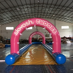 Phao trượt nước đơn dài 2025, đường trượt đơn, chất liệu bạt PVC, dài 20m, tải trọng trên 500kg, dùng cho thương mại, dành cho người lớn - Product Image 1