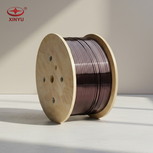 Cable Magnético de Cobre Plano Esmaltado para Equipos Eléctricos, Clase 155/180/200/220, 600V, IEC, <span class=keywords><strong>Conductor</strong></span> Sólido - Product Image 1