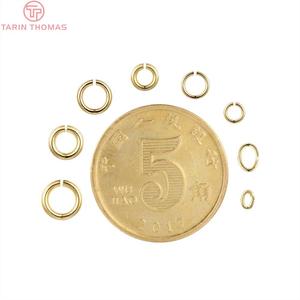 Anillos de <span class=keywords><strong>Salto</strong></span> y Anillos Divididos de Latón Chapado en Oro de 24K y Plata Real al por Mayor para Accesorios de Fabricación de Joyas, Pendientes y Collares - Product Image 5