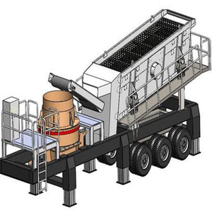 Trituradora de Piedra Móvil Tipo Neumático, Máquina para Hacer Arena de 380 V de Alta Productividad - Product Image 4