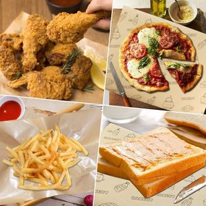 Papel Especial para Alimentos con Recubrimiento de PE de una Sola Cara, Impreso Personalizado, Resistente a la Grasa y al Agua, para Doner Kebab - Product Image 3