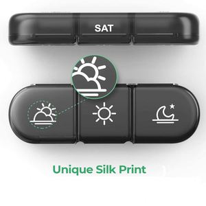 Organizador Semanal Extra Grande, 3 Compartimentos, Estuche Portátil Winlike, Caja de Almacenamiento de Pastillas para 7 Días - Product Image 4