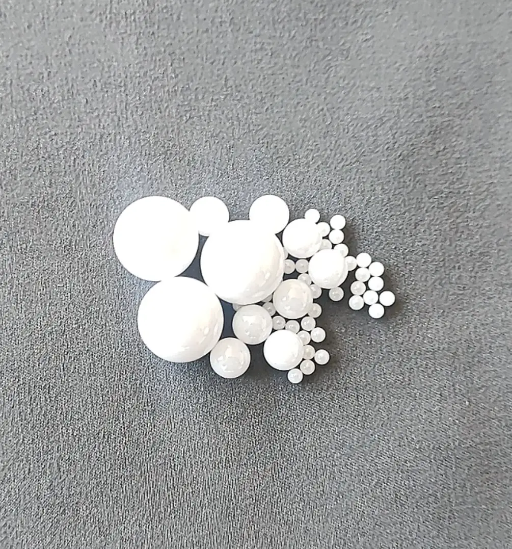 ZJ, оптовая продажа с фабрики, профессиональный керамический шарик из оксида циркония 11,509 мм белого цвета