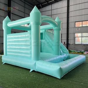 Oferta Especial: Castillo Hinchable Azul Lago con Tobogán Acuático y Piscina de Bolas - Accesorios y Juguetes Inflables - Product Image 3