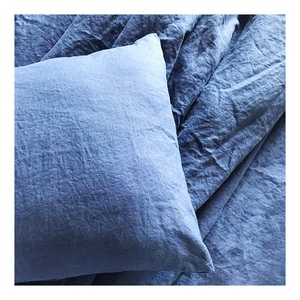 <span class=keywords><strong>Couette</strong></span> en gros literie confortable <span class=keywords><strong>parure</strong></span> housse de <span class=keywords><strong>couette</strong></span> en <span class=keywords><strong>lin</strong></span> bleu avec correspondance - Product Image 5