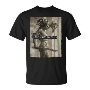 Camiseta para mujer feminista de Girls Will Be Girls Medusa - Product Image 1