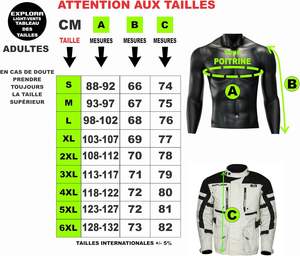 Chaqueta de Motociclismo de Verano TLA <span class=keywords><strong>EXPLORA</strong></span> LIGHT, Protectores Homologados por la Clase CE, Forro Impermeable Extraíble, % Algodón, para Hombre y Mujer, Enduro - Product Image 5