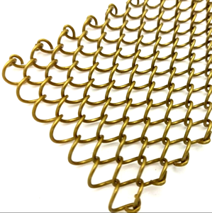 <span class=keywords><strong>Tenda</strong></span> a Rete Metallica <span class=keywords><strong>con</strong></span> Diamanti a Foro Piccolo e Onde, <span class=keywords><strong>con</strong></span> Ombreggiatura Totale - Product Image 5