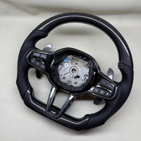 Volant de voiture sport en cuir et fibre de carbone personnalisé pour la série M M3 M5 G80 M4 G82 G01 X4 G02 X5 G05 X6 G06 G11 G12