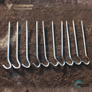 Stainless Steel Tent Pegs 7-Pack Outdoor Camping <b>Ground</b> <b>Stakes</b> All Seasons Use - Product Image 5