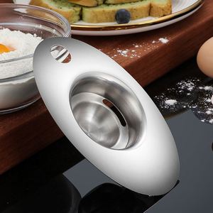 Modern Kitchen Accessories 304 Stainless Steel <b>Egg</b> Filter Extractor Home Use White Yolk Divider Separator <b>Egg</b> Cutter - Product Image 4