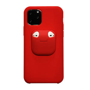 With <span class=keywords><strong>Earpods</strong></span> New Arrivals Liquid Silicone mobile phone bags Case Cover for <span class=keywords><strong>iPhone</strong></span> 6/6s/7/8 plus X/XS/XR/XS MAX/<span class=keywords><strong>iPhone</strong></span> 11 2020 - Product Image 5