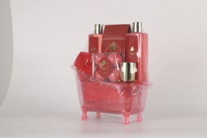 Nuovo Arrivo 2026: Set Bagno Lusso a Forma di Vasca Rosa, Kit Cura Corpo con Sale Minerale Profumato alla Fragola – Regalo Unico per Compleanno e Festa della Mamma - Product Image 3