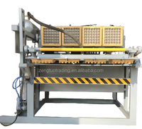 Machine automatique de formage de barquettes à œufs ZT F1500, équipement de pulpe moulée à partir de papier recyclé pour les fermes avicoles