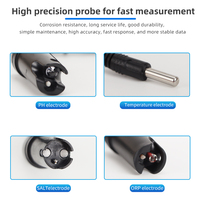 Analyseur d'eau numérique WiFi 8-en-1 PH/EC/TDS/Sel/ORP/CF S.G Température, Moniteur de qualité de l'eau en ligne avec application mobile