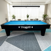Table de billard professionnelle de haute qualité, prix de gros, 9 pieds, retour de balle de tournoi, plateau en ardoise, pieds en bois massif