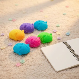 ลูกบอลบีบแก้เครียดรูปแมวเนดอห์ ของเล่นบีบยืดหยุ่นคืนรูปช้า - Product Image 6