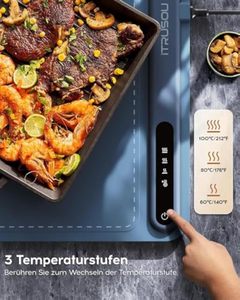 Rollable Smart Rectangle Modern Eco-Friendly Food Warming <b>Mat</b> Fast Heating <b>Silicone</b> Tray Electric Warming Pad 4 Level - Product Image 2
