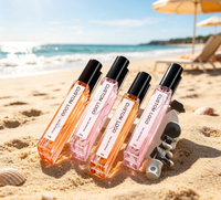 Perfume Personalizado de 10 ml, Fragancia Duradera para Mujer, Mini Spray Corporal con Aroma a Madera, Cítricos y Té, Muestra de París