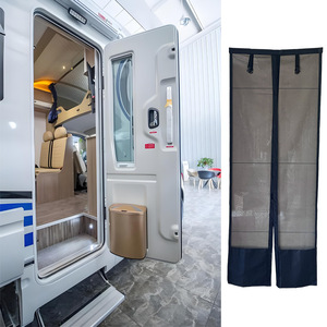 Cortina para Puerta de Autocaravana Xinjun Yingxiang, 420DPA Teslin, Negra, Protector Solar Flexible, para Uso en Vehículos de Camping - Product Image 3
