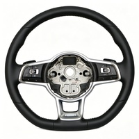 Volant en cuir assemblé pour Volkswagen VW Golf 7R MK5 MK6 MK7 MK7.5 Atlas Polo 6C