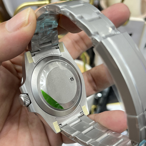 Men's 41mm Stainless Steel <b>Automatic</b> Mechanical <b>Wristwatch</b> with Luminous Date Feature Blue Dial Rotatable Ceramic Bezel - Product Image 5