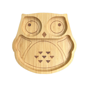 Assiettes à dîner personnalisées avec logo, forme de renard, mouton, <span class=keywords><strong>lapin</strong></span>, éléphant, singe, lion, koala, <span class=keywords><strong>assiette</strong></span> pour bébé en bambou, <span class=keywords><strong>assiette</strong></span> pour enfants - Product Image 3