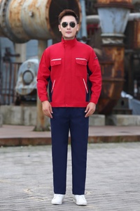 2025 automne hommes ingénieurs <span class=keywords><strong>travail</strong></span> uniformes à manches longues sécurité <span class=keywords><strong>travail</strong></span> costumes avec fonction anti-poussière grande taille Logo personnalisable - Product Image 2