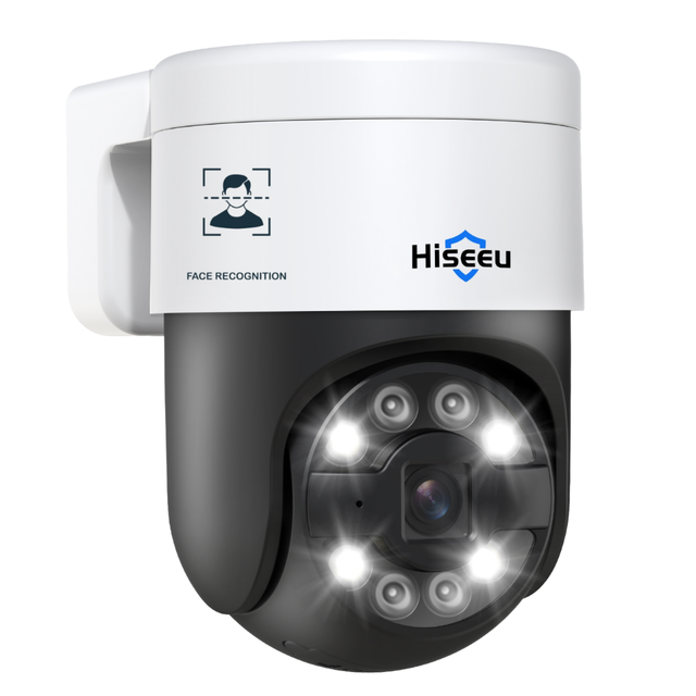 Outdoor IP66 Waterproof 2K 5MP Smart Security Camera Color Night Vision POE SD Card Support CMOS Sensor NVR Data Storage Options