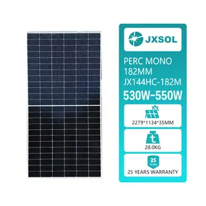 Stok pabrik Tiongkok panel surya 550w mono panel surya harga Tiongkok panel surya 550w