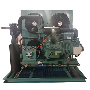 20HP 25HP 30HP Two stage bizer Semi enclosed piston compressor r404a cold room refrigeration unit