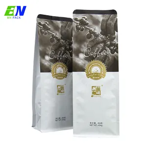 Morinaga bolsa de chá com zíper impressa personalizada, sacola de café com válvula, embalagem para qualidade alimentar, 100%