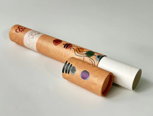 Envase Ecológico Personalizado Hecho a Mano con Tubo de Papel Reciclado Delgado para Incienso y Cosméticos de Alta Calidad - Product Image 3