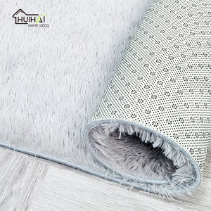 Tapis à poils longs, accessoire de prière en feutre, à bords longs, moquette de salon, en velours musulman - Product Image 6