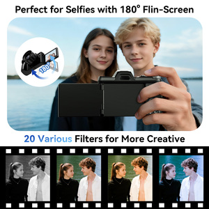 Meilleur rapport qualité-prix, <span class=keywords><strong>mini</strong></span> caméra numérique 4K, écran rotatif à 180 degrés, compacte, portable, pour la photographie, <span class=keywords><strong>mini</strong></span> caméra - Product Image 4