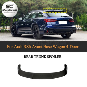Spoiler Posteriore in Fibra di Carbonio Prepreg RS6 per <span class=keywords><strong>Audi</strong></span> <span class=keywords><strong>A6</strong></span> RS6 C8 <span class=keywords><strong>Avant</strong></span> Wagon 2020 2021 - Product Image 6
