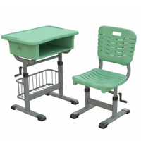 Ensemble table et chaise d'étude multifonctionnel moderne en bois/plastique/métal avec tiroir pour étudiants - Haute performance coût-efficacité, réglable pour l'école