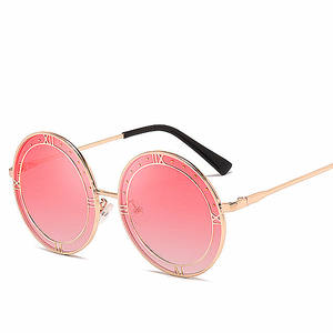 Gafas de Sol Redondas Extra Grandes de Lujo para Mujer, Estilo Vintage Retro, 2019 - Product Image 5