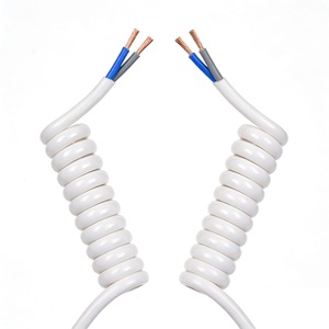 Cable en espiral de 2 núcleos con extremos desforrados de alambre de cobre para cable de alimentación de electrodomésticos - Product Image 2