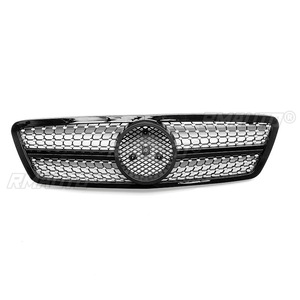 Grille de pare-chocs avant pour Mercedes-Benz Classe C W203 C200 C240 C280 C320 2001 2002 2003 2004 2005 2006 2007 - Product Image 2