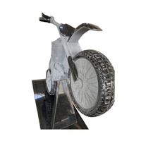 Individuation Sculptures de motos en granit noir personnalisé de haute qualité Monuments
