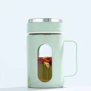 Tasse à thé en verre avec poignée tasses <span class=keywords><strong>de</strong></span> haute qualité résistantes à la chaleur tasse à thé <span class=keywords><strong>de</strong></span> haute qualité et pratique <span class=keywords><strong>bouteille</strong></span> en verre - Product Image 5