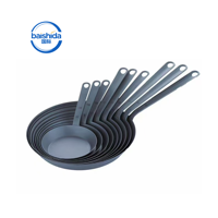 Ensemble de poêles à frire modernes en fonte antiadhésives 2L 3L avec poignée en acier inoxydable, compatibles cuisinière à gaz, ustensiles de cuisine écologiques