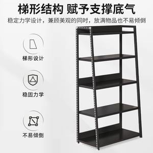 Étagère en acier au carbone moderne, design minimaliste, gain de place, étagère en métal pour salon ou chambre d'enfant - Product Image 4